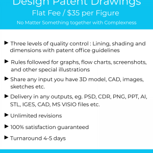 design patent drawing services